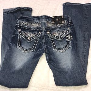 sparkly cute miss me jeans